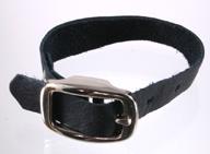 A double bar buckle in use from the top.