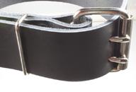 A double tongue heel bar roller buckle in use.