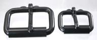 Black roller buckles for leather craft thumbnail
