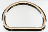 A heavy weight welded nickel plated D ring.