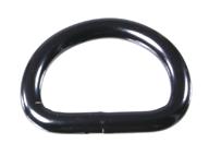A heavy weight welded black D ring